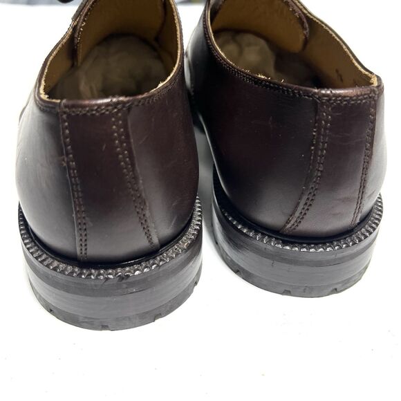 Bally Men’s Leather Derby Shoes Size 7.5 Brown Lug Sole main image 4